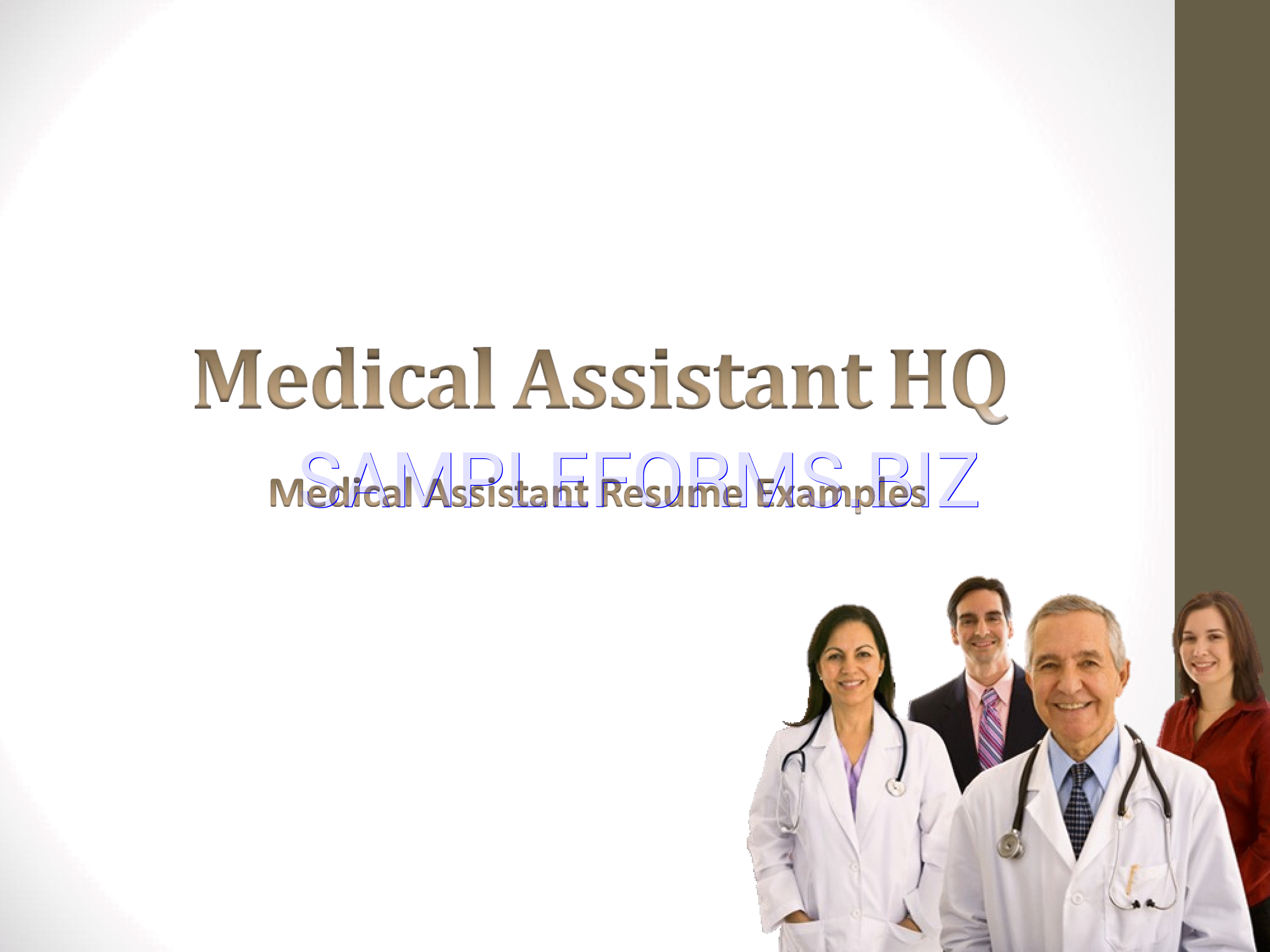 Preview free downloadable Medical Assistant Resume Sample 2 in PDF (page 1)